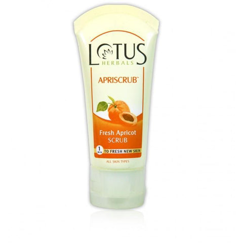 Lotus Herbals Apriscrub Fresh Apricot Scrub, 180Gm