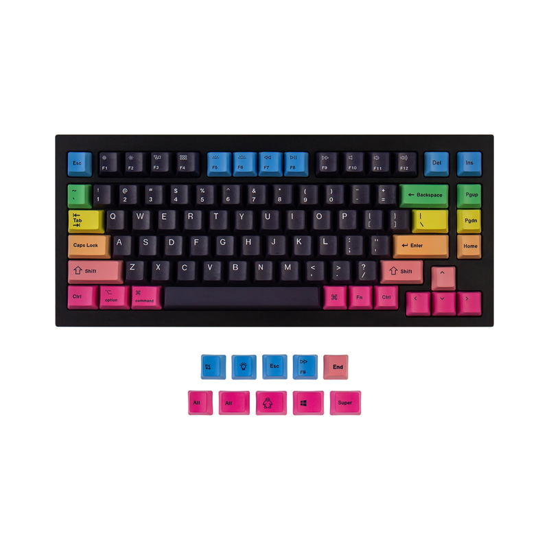 rainbow keycap set