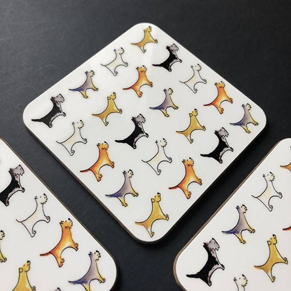 Terrier Dog Coasters
