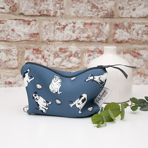 Make up or accessory bag for dog lovers