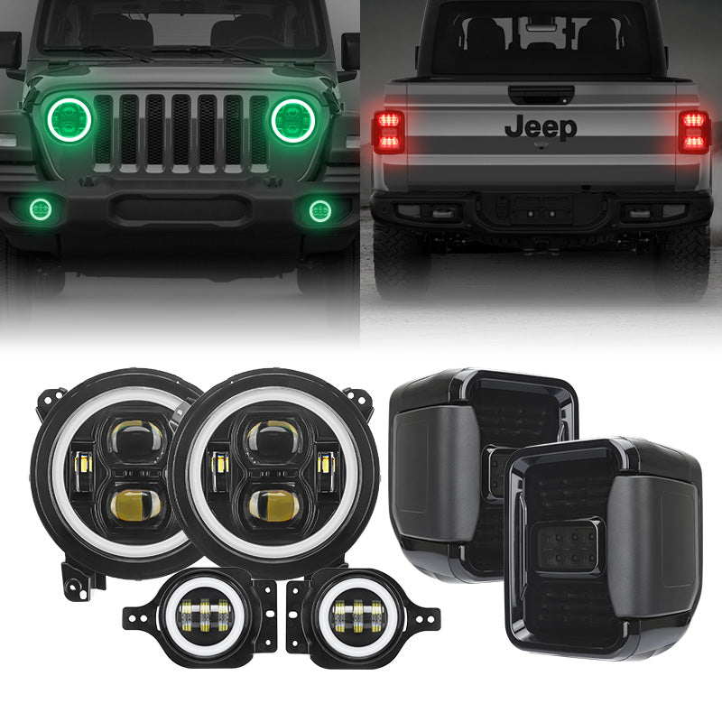 2021 jeep gladiator halo headlights