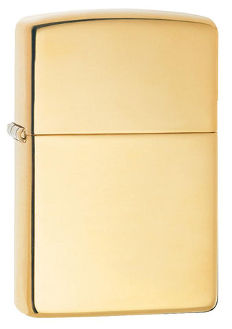 195-001- Solid Gold Windproof Zippo Lighter