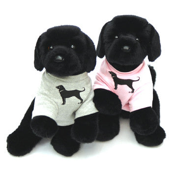 black dog plush toy