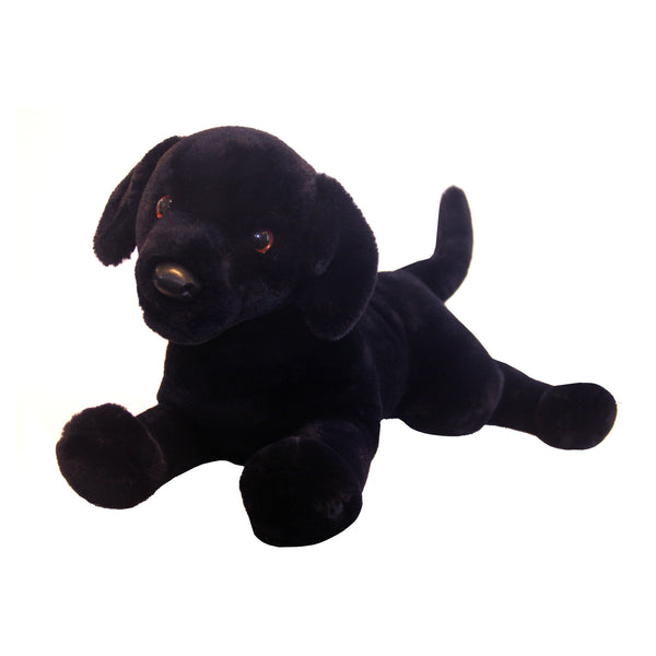 plush black dog