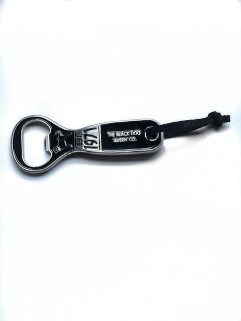 Black Dog Bottle Brass Bottle Opener Small