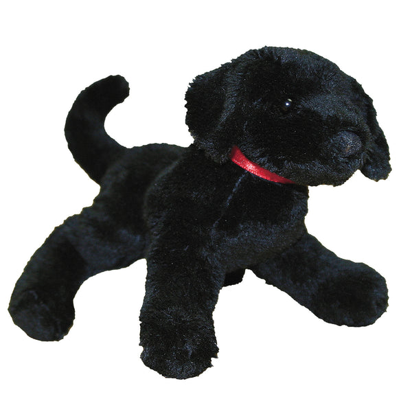 black puppy stuffed animal