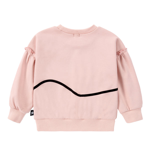 Light Pink Sherpa Mitten Sweatshirt