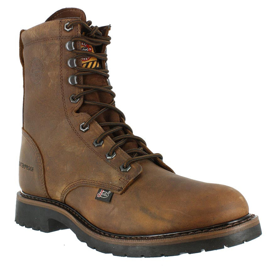 justin wyoming lace up boots