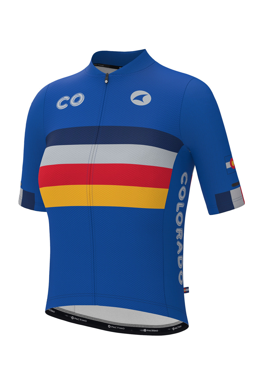 Women's Retro Colorado Cycling Jersey - Ascent Aero Front View