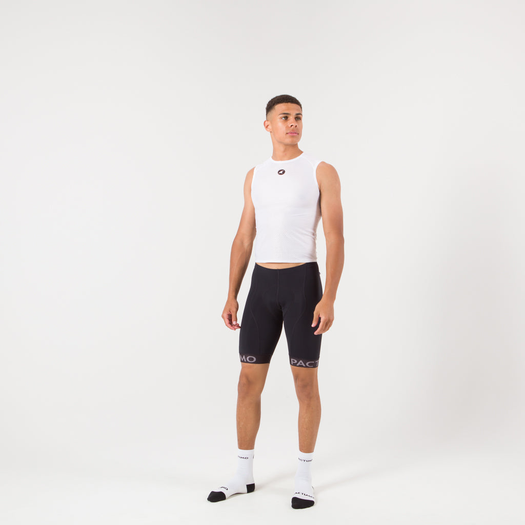 Men's Bike Shorts On Body Front View
