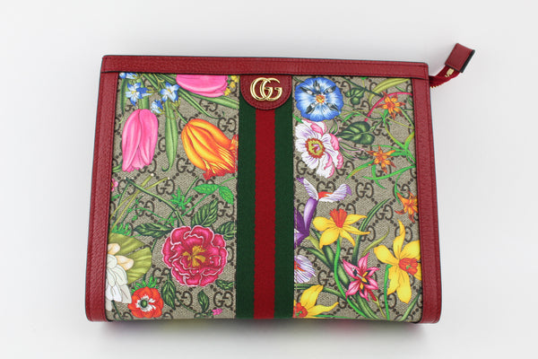 gucci flora pouch