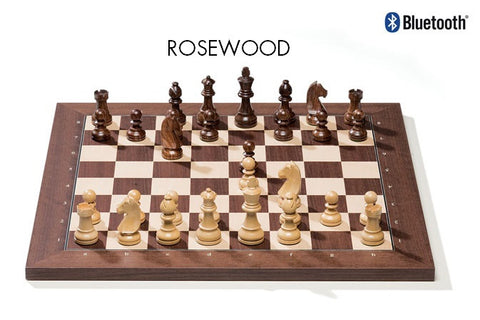 Rosewood DGT + Bluetooth Electronic Chess Board