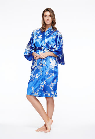 Kimono happi coat poly sateen