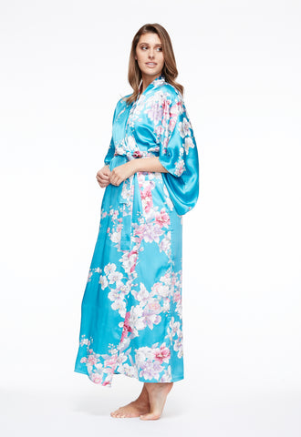 Silk kimono robe japanese kimono