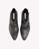 Mila - Leather Ankle Boots - Olive Thomas