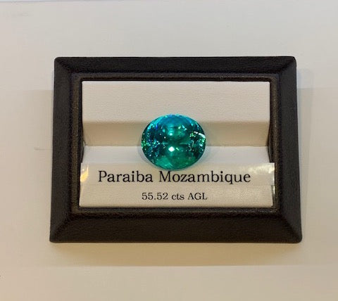 Large facetted Paraiba Tourmaline