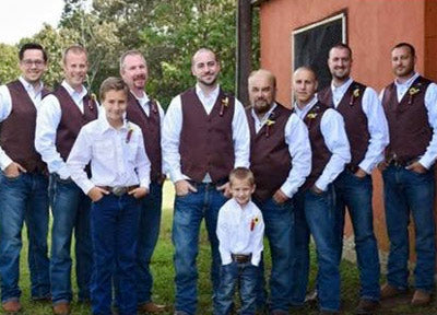Country Western Weddings groomsmen