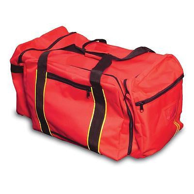 LARGE RED PPE GEAR BAG W/ REFLECTIVE STRIPES EQUIPMENT DUFFEL BAG NEW * JUST IN