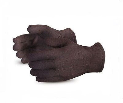 Pair Black Jersey Superior Safety Gloves Unisex Winter Gardening Size Medium/Large