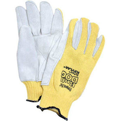 12 Pairs of Bull Dog® Kevlar® Knit Gloves Size Large Great Price!! NEW KV1845