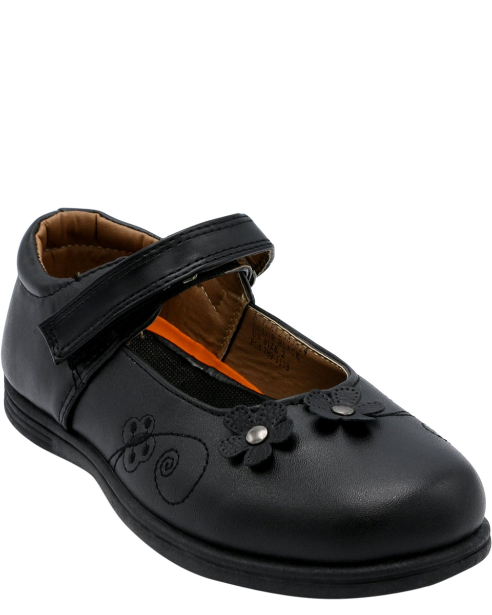girls velcro school shoes
