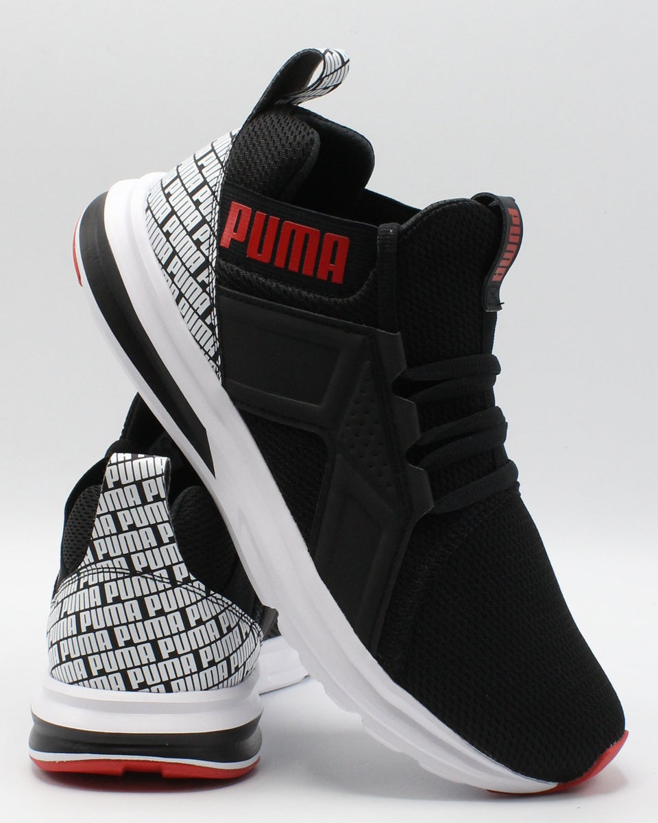 puma enzo men's monochrome sneakers
