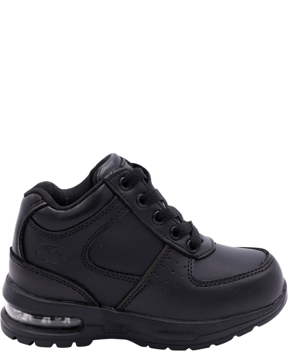 boys black walking boots