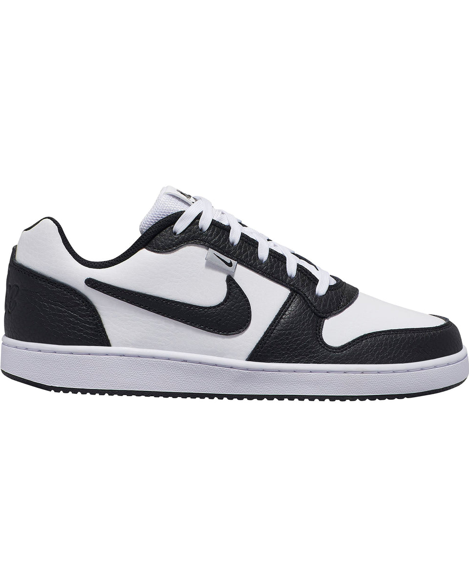 NIKE Men's Nike Ebernon Low Premium Sneaker - White Black Grey | V.I.M –  VIM Stores