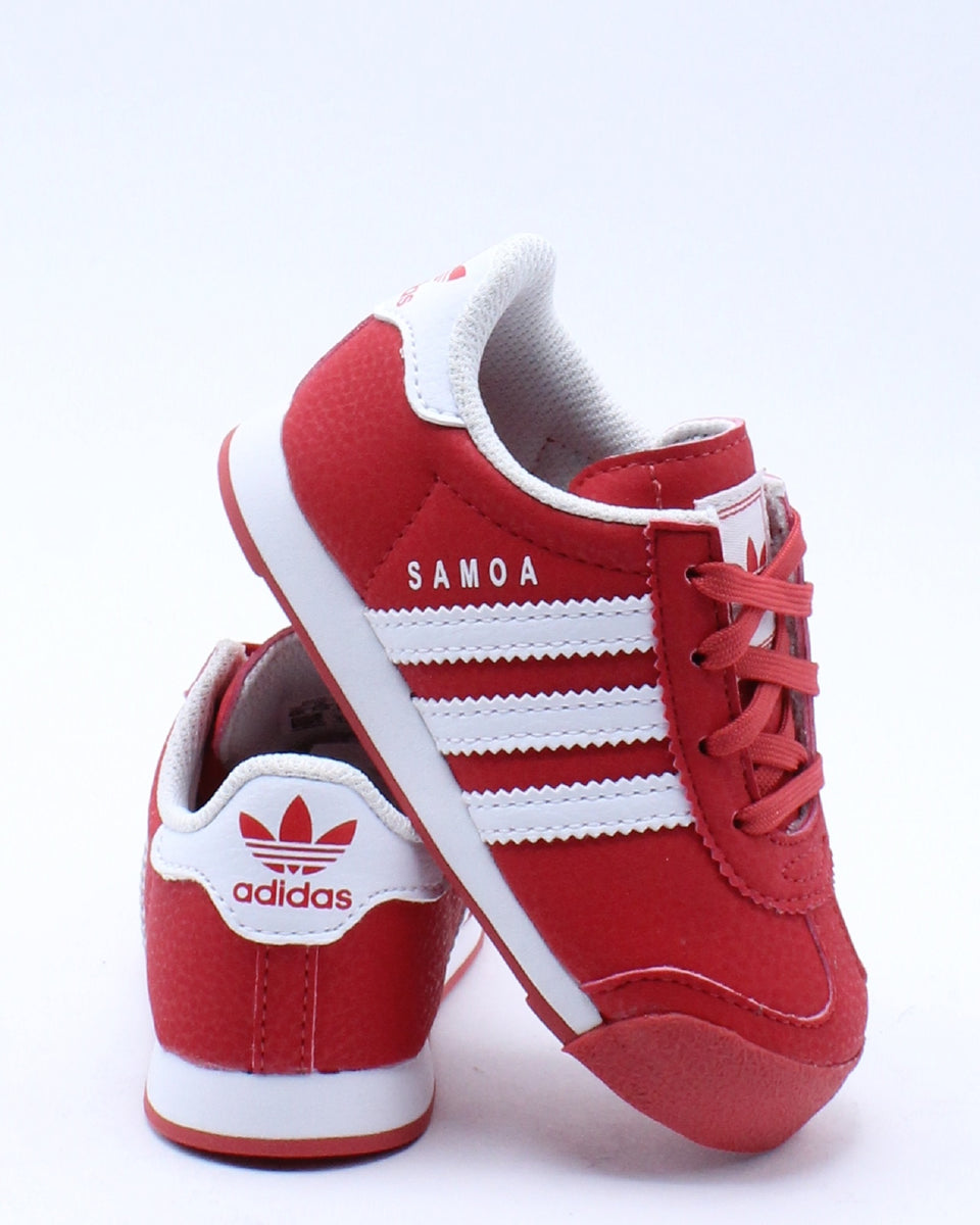 adidas samoa white and red