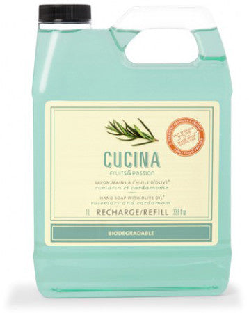 CUCINA Purifying Hand Wash Refills - 33.8 fl. oz. - Rosemary and Cardamom