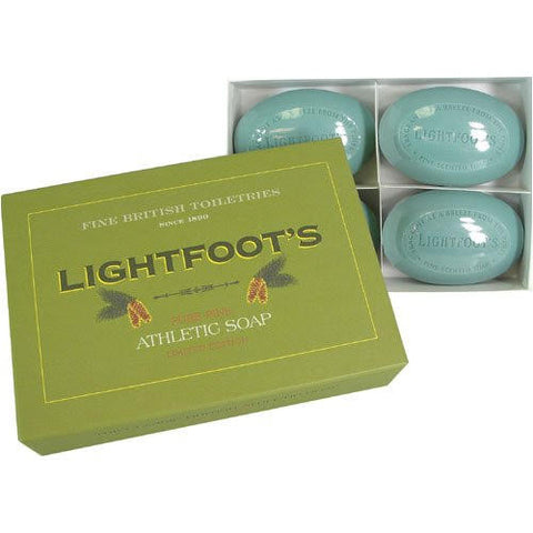 Lightfoot's Pure Pine Gentlemen's Athletic Soap - 4 Bar Boxed Set