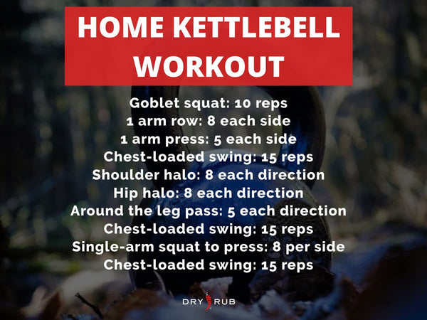 home workout - kettlebell