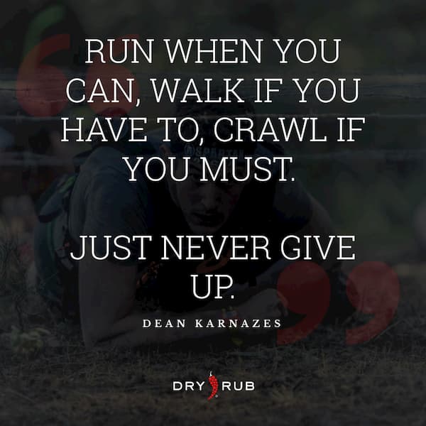 fitness quote - crawl