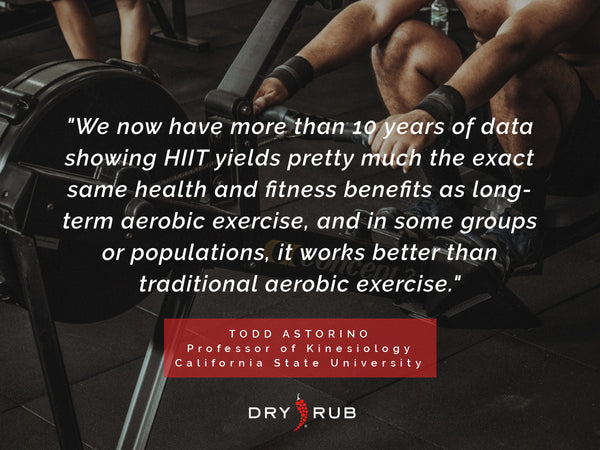 hiit workout benefits - todd astorino quote