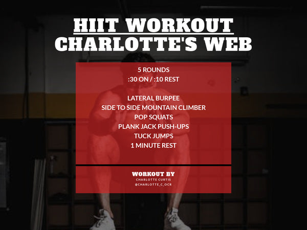 HIIT WORKOUT - CHARLOTTE'S WEB