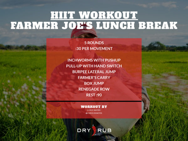 HIIT WORKOUT - FARMER JOE'S LUNCH BREAK