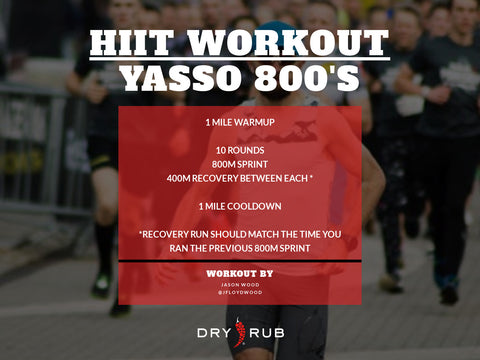 home workout - yasso 800's