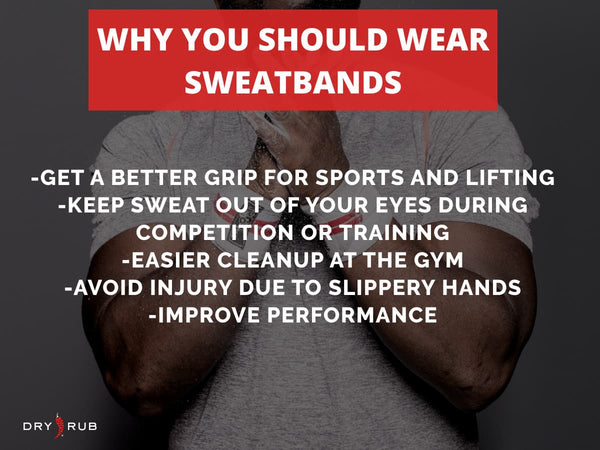 why you should wear sweatbands - chalk clap athlete