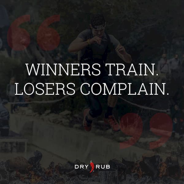fitness quote - winners train