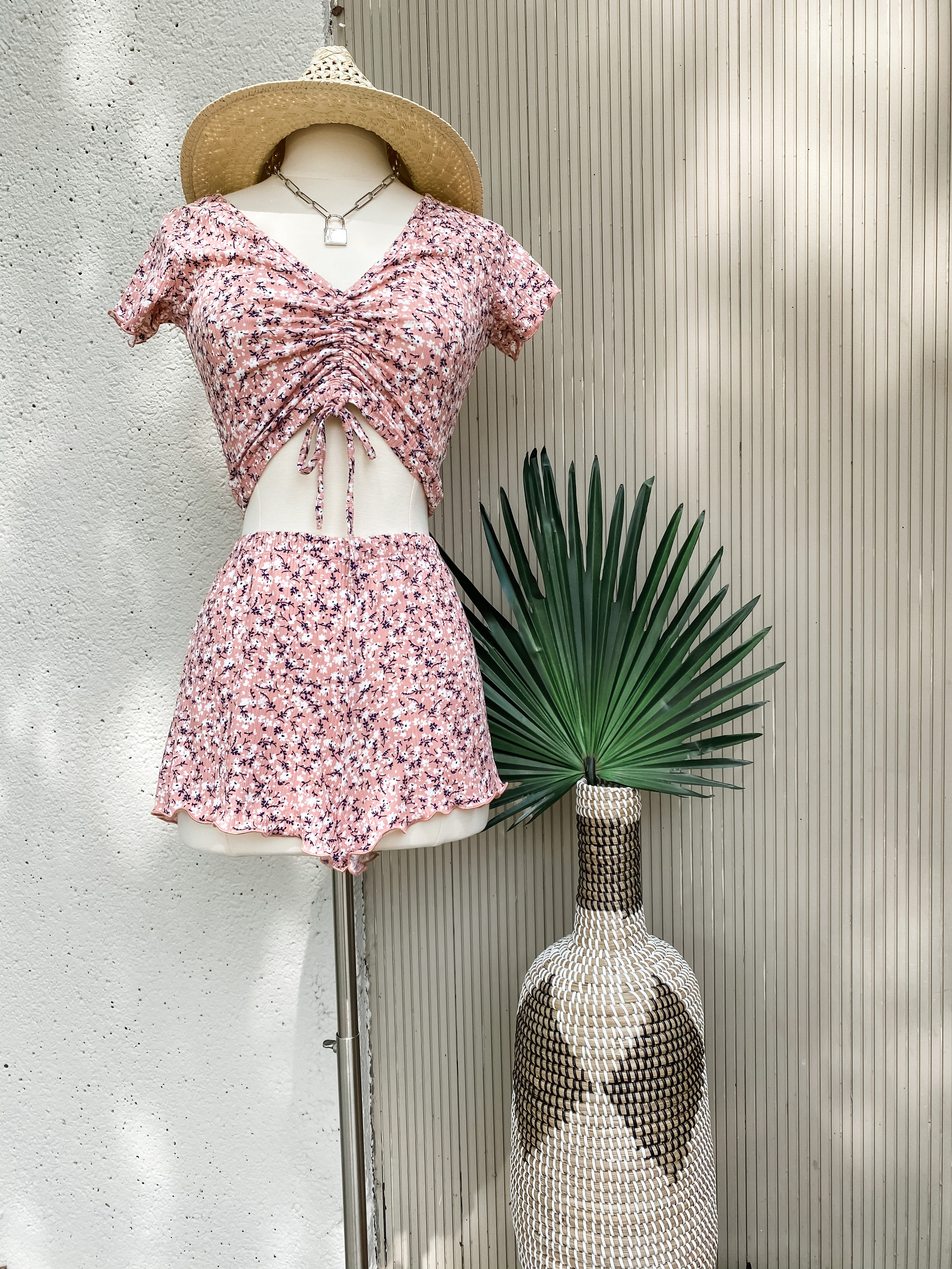 Come Together Pink & Navy Floral Set