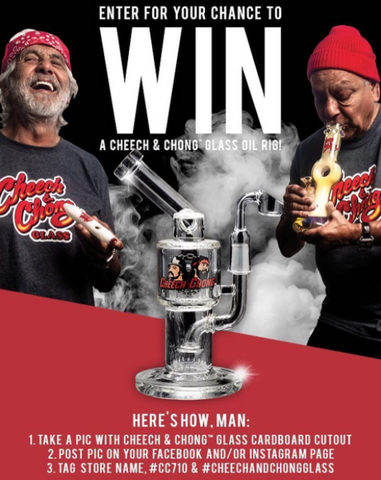 Cheech & Chong Glass Giveaway - Tha Bong Shop 