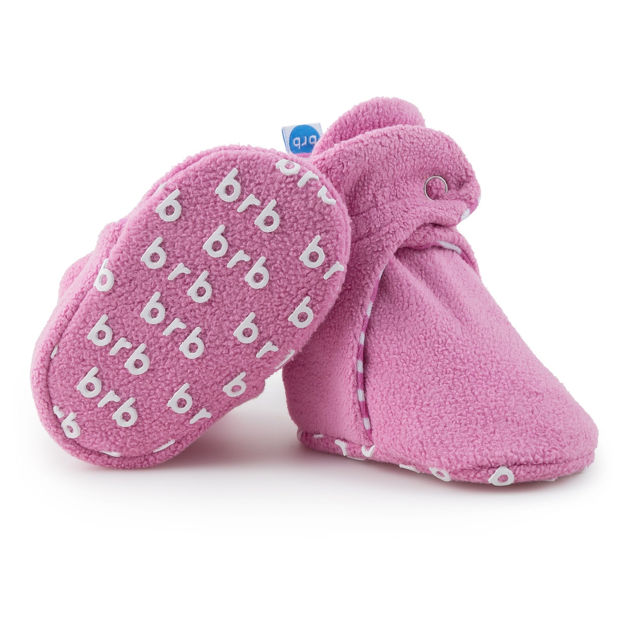 cotton candy baby booties