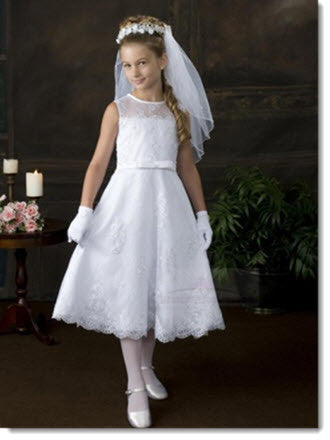 modern first communion dress