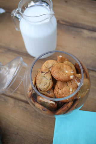 View of cookie spread - Cravory cookie bar