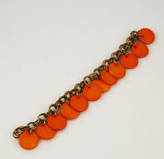 Orange Bakelite Bracelet