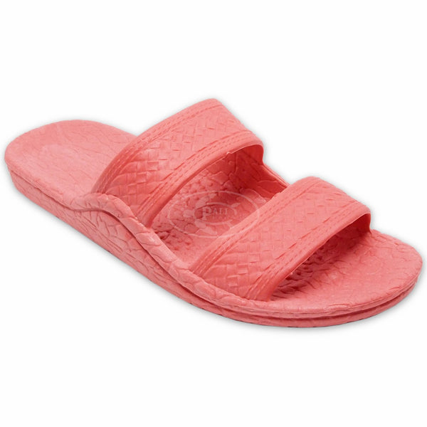 red jesus sandals