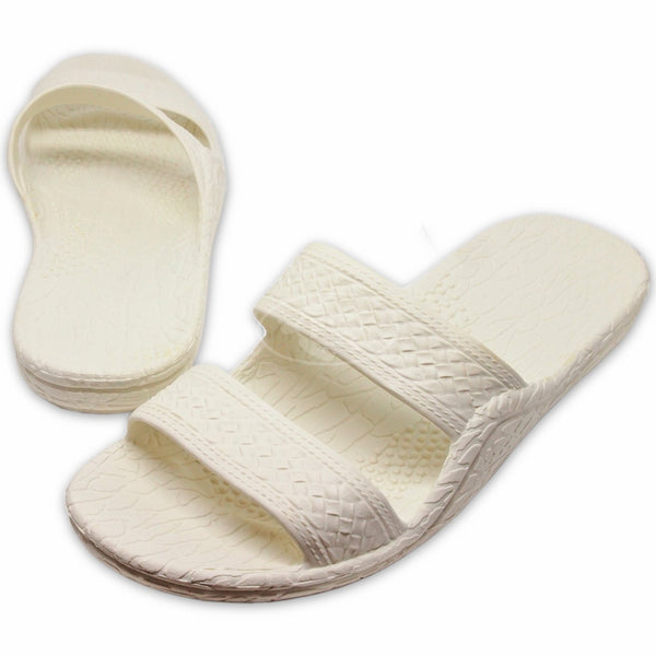 white jesus sandals