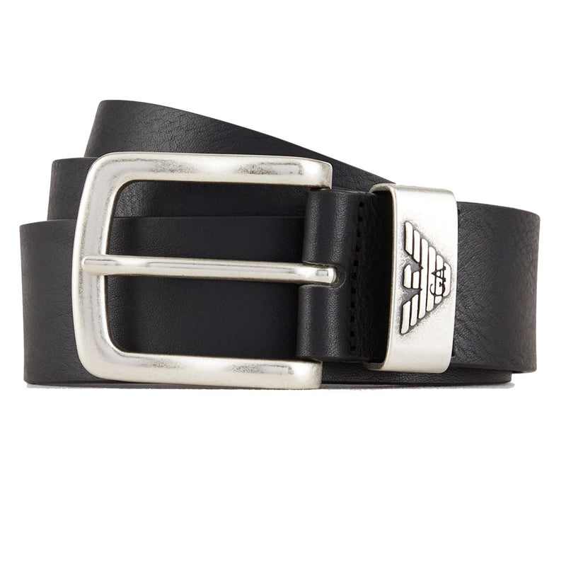 emporio armani logo belt