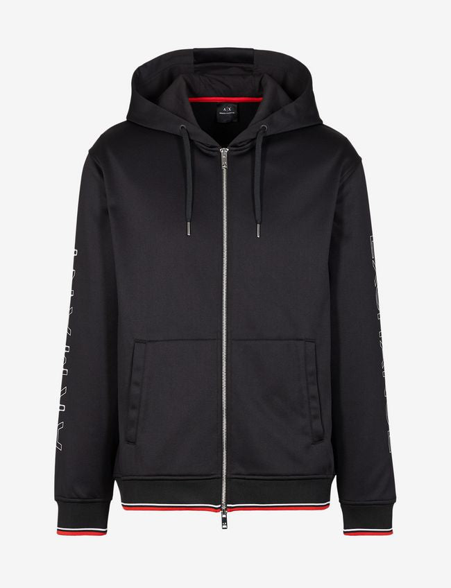 armani jacket with hood