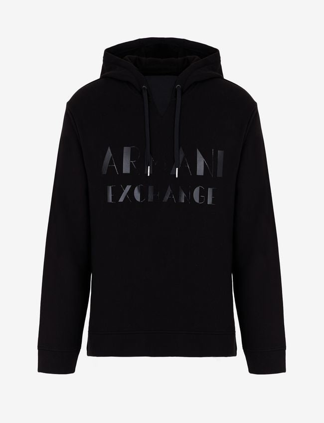 armani exchange black hoodie